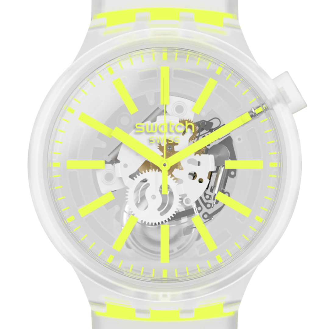 SO27E103 Reloj Swatch Yellowinjelly de caballero banda de caucho - Image 6