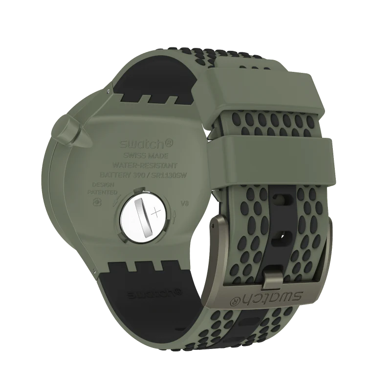 SO27M100 Reloj Swatch Bbbubbles de caballero banda de silicona - Image 3