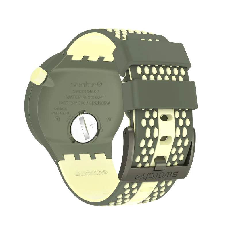 SO27M102 Reloj Swatch BBBlanco unisex correa de silicona - Image 3