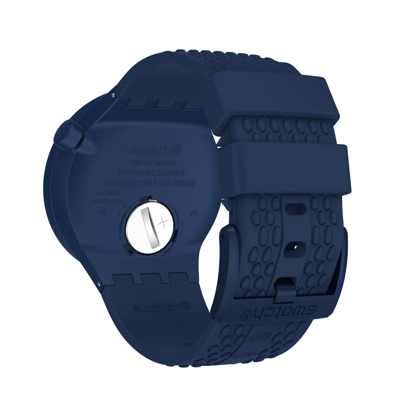 SO27N100 Reloj Swatch BBNavy unisex correa de silicona 41 mm - Image 3