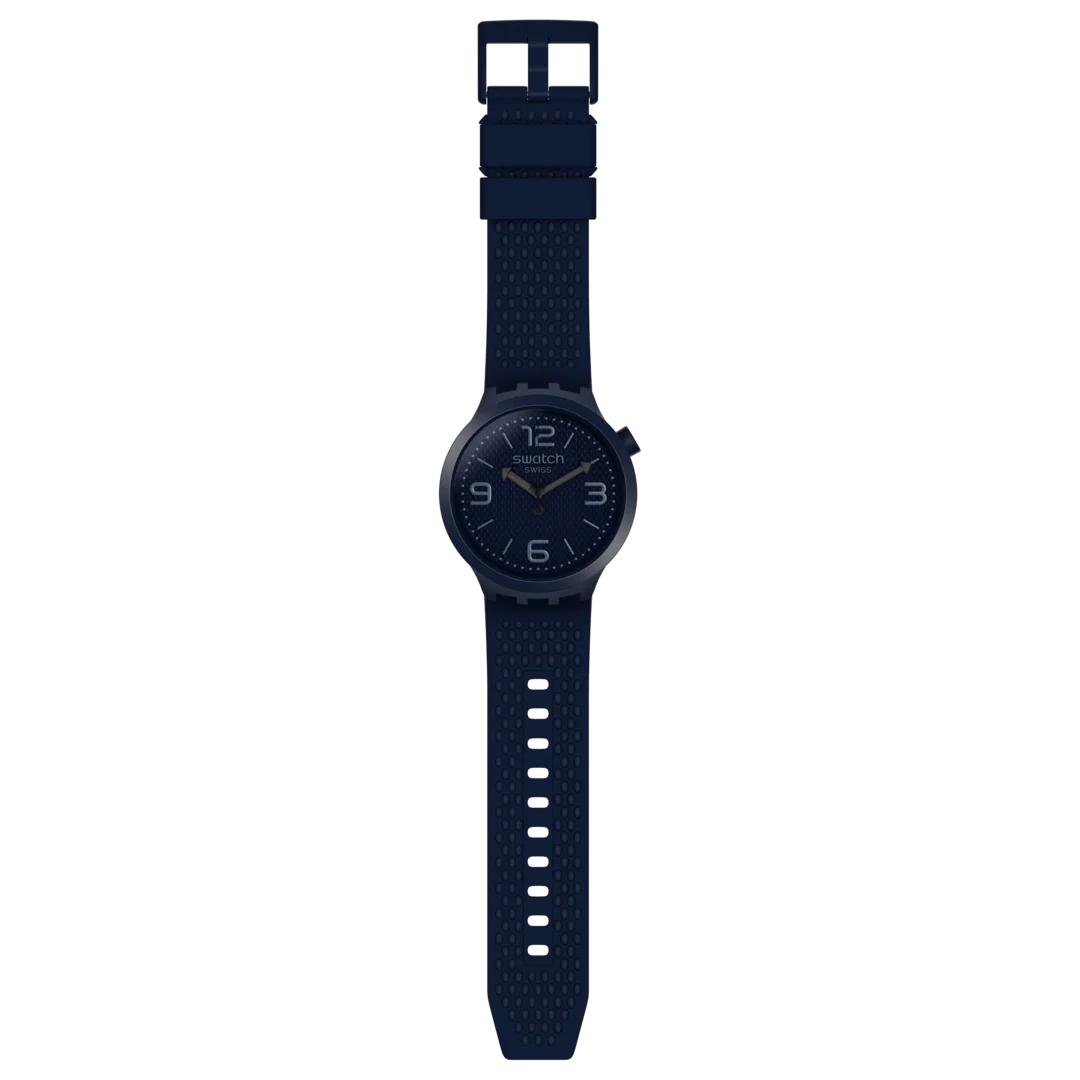 SO27N100 Reloj Swatch BBNavy unisex correa de silicona 41 mm - Image 4