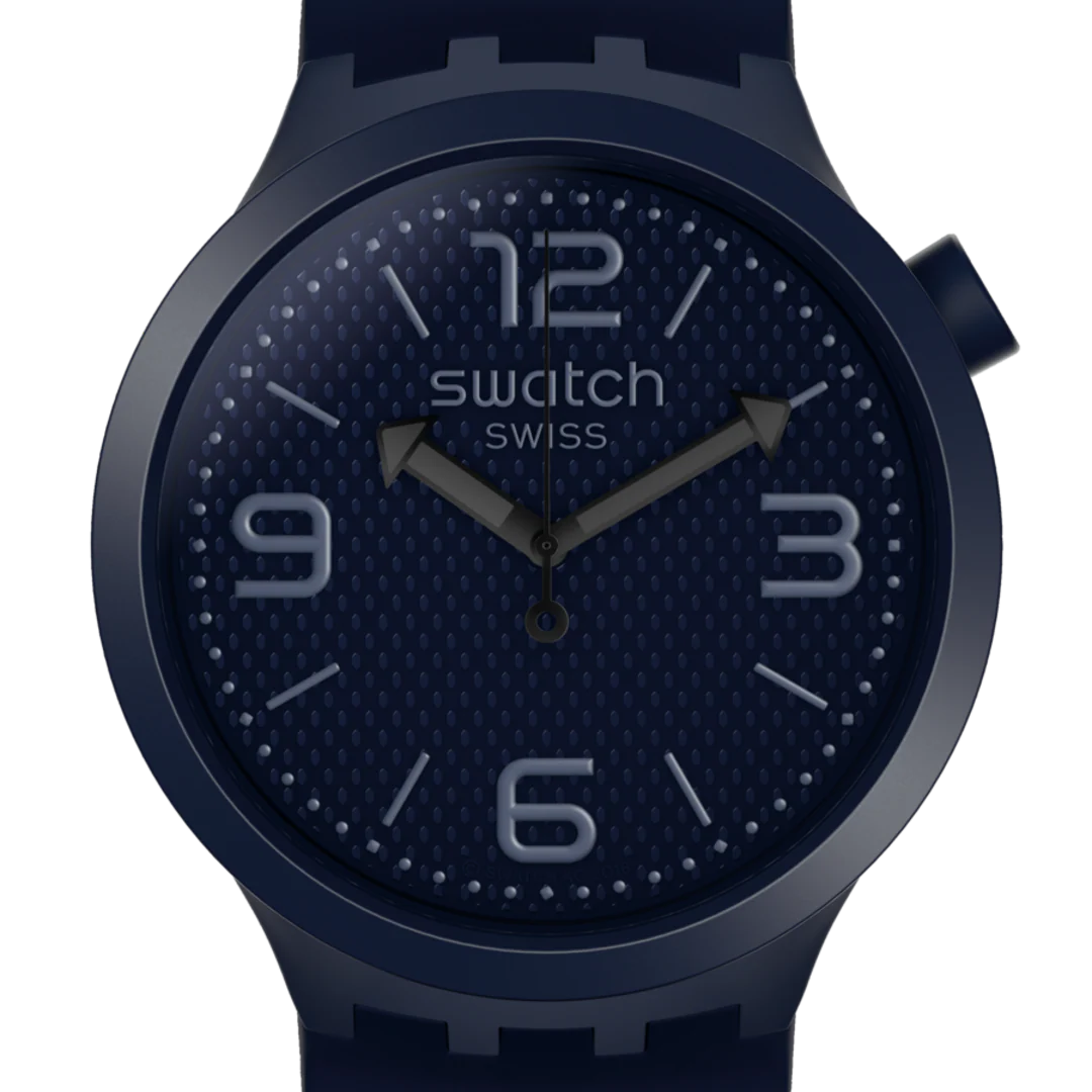 SO27N100 Reloj Swatch BBNavy unisex correa de silicona 41 mm - Image 5