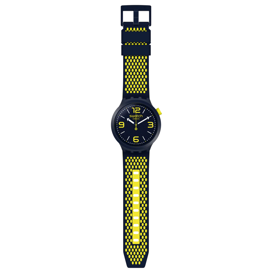 SO27N102 Reloj Swatch Bbneon de hombre pulsera de silicona - Image 4