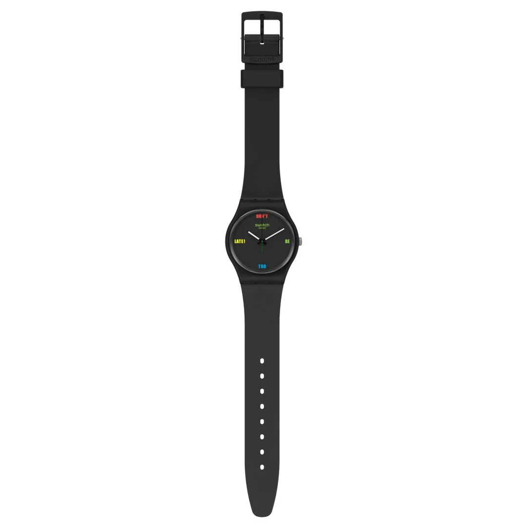 SO28B102 Reloj Swatch Dont Be Too Late unisex banda de resina - Image 4