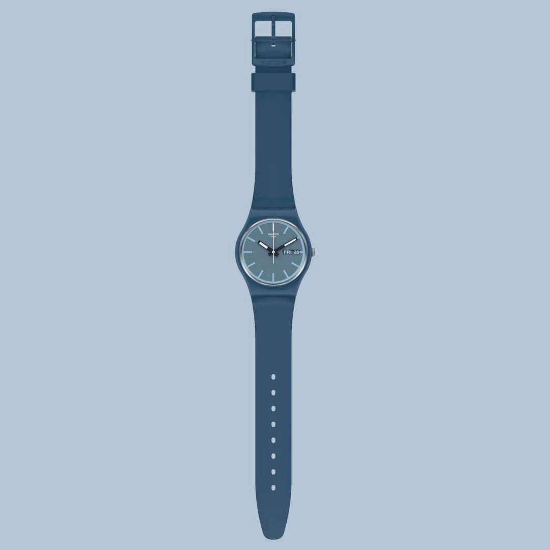 SO28N701 Reloj Swatch Knock Nap Análogo Unisex con Correa de Resina - Image 4