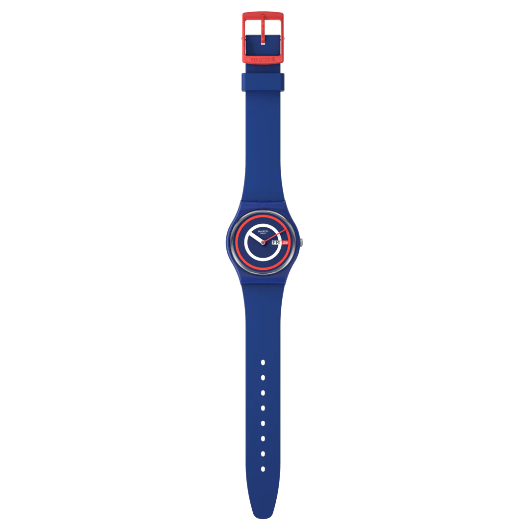 SO28N703 Reloj Swatch Blue to Basic Unisex correa de resina - Image 3