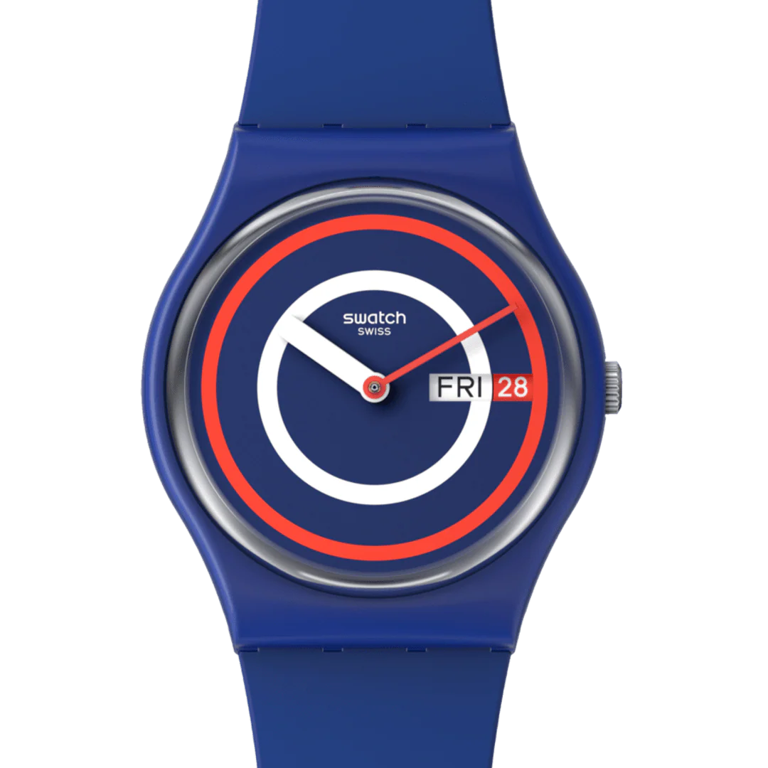 SO28N703 Reloj Swatch Blue to Basic Unisex correa de resina - Image 4