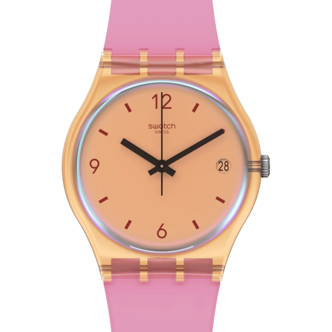 SO28O401 Reloj Swatch Coral Dreams unisex pulsera de caucho - Image 4
