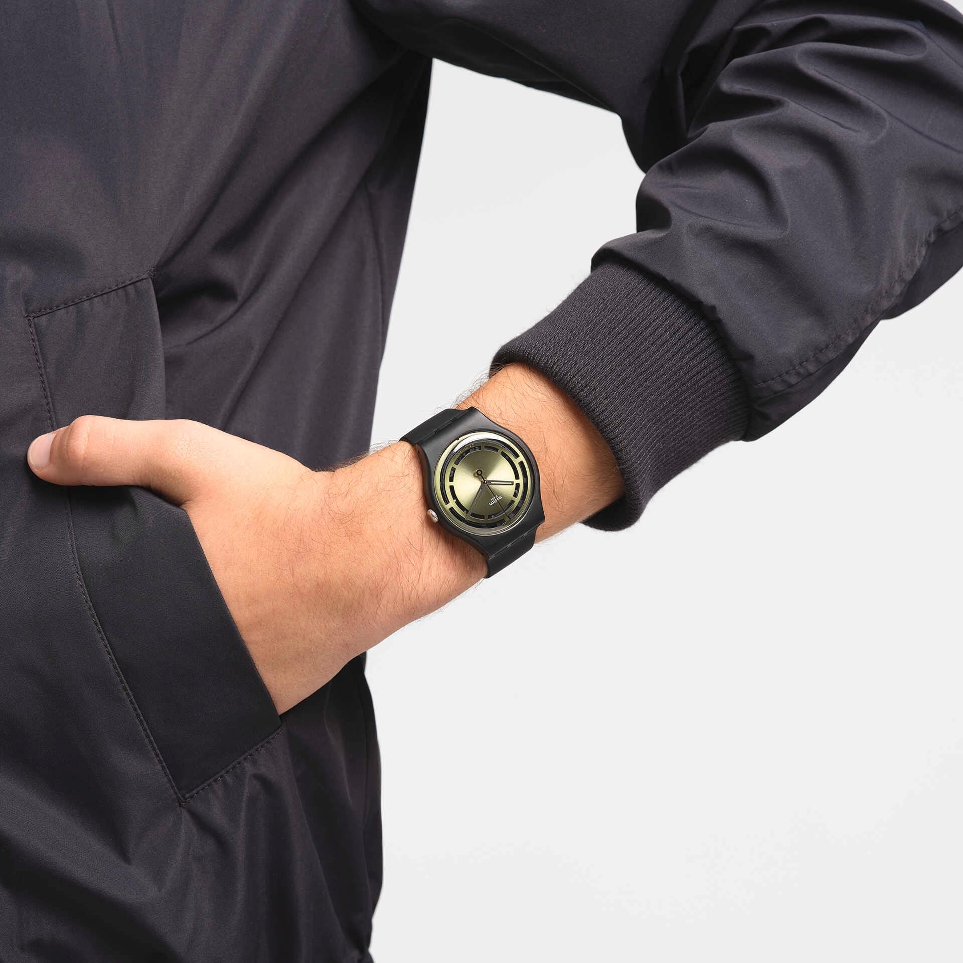 SO32B117 Reloj Swatch Leafy Line unisex correa de resina - Image 5