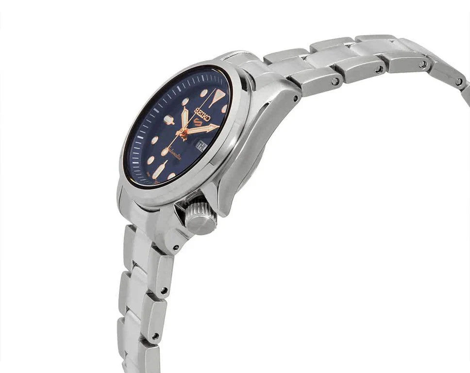 SRE003K1 Reloj Seiko 5 Sports de dama pulsera de metal 28 mm - Image 4