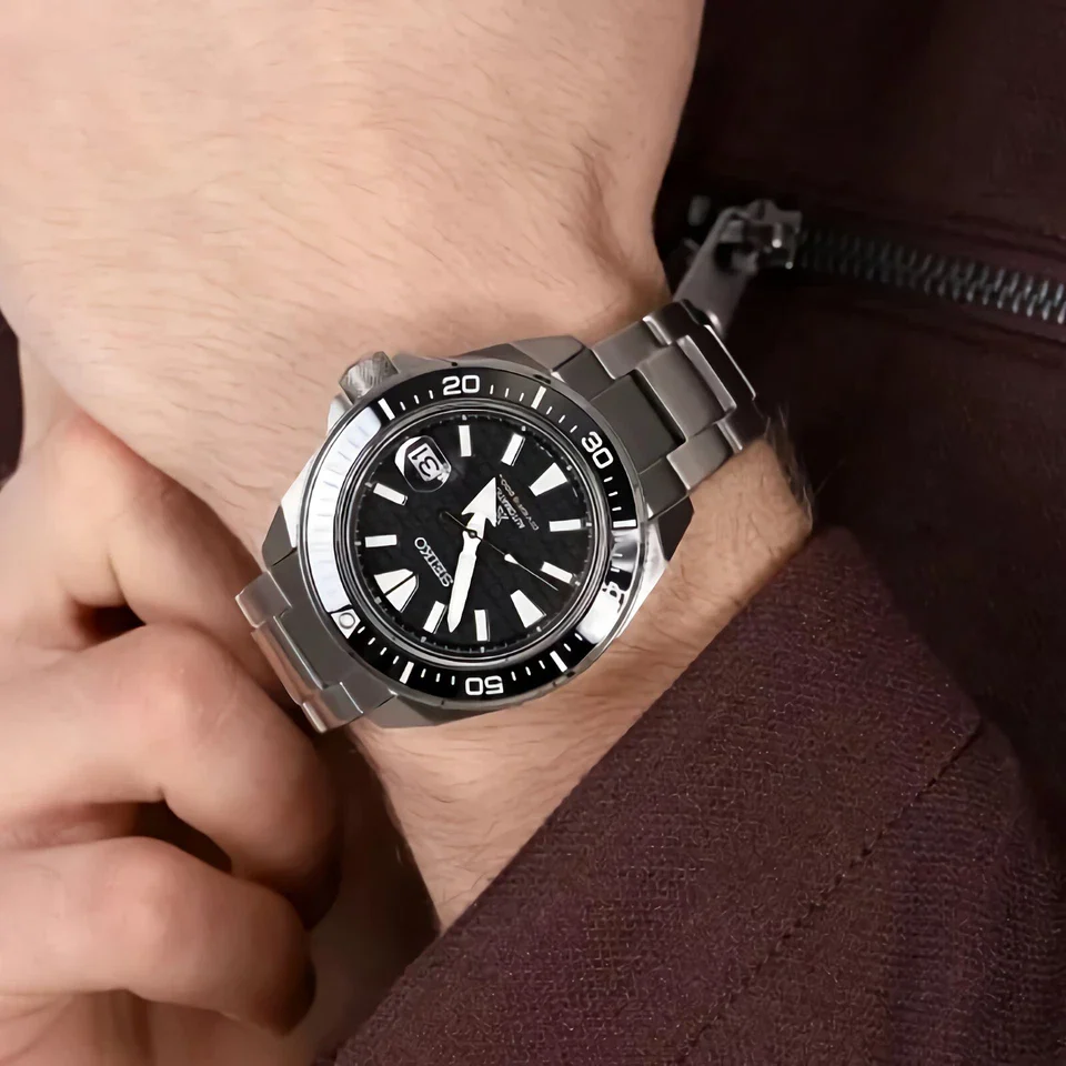 SRPE35K1 Seiko Prospex Sea King Samurai de hombre pulsera de metal - Image 2
