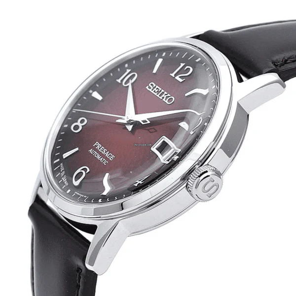 SRPE41J1 Reloj Seiko Presage de hombre pulsera de cuero - Image 3