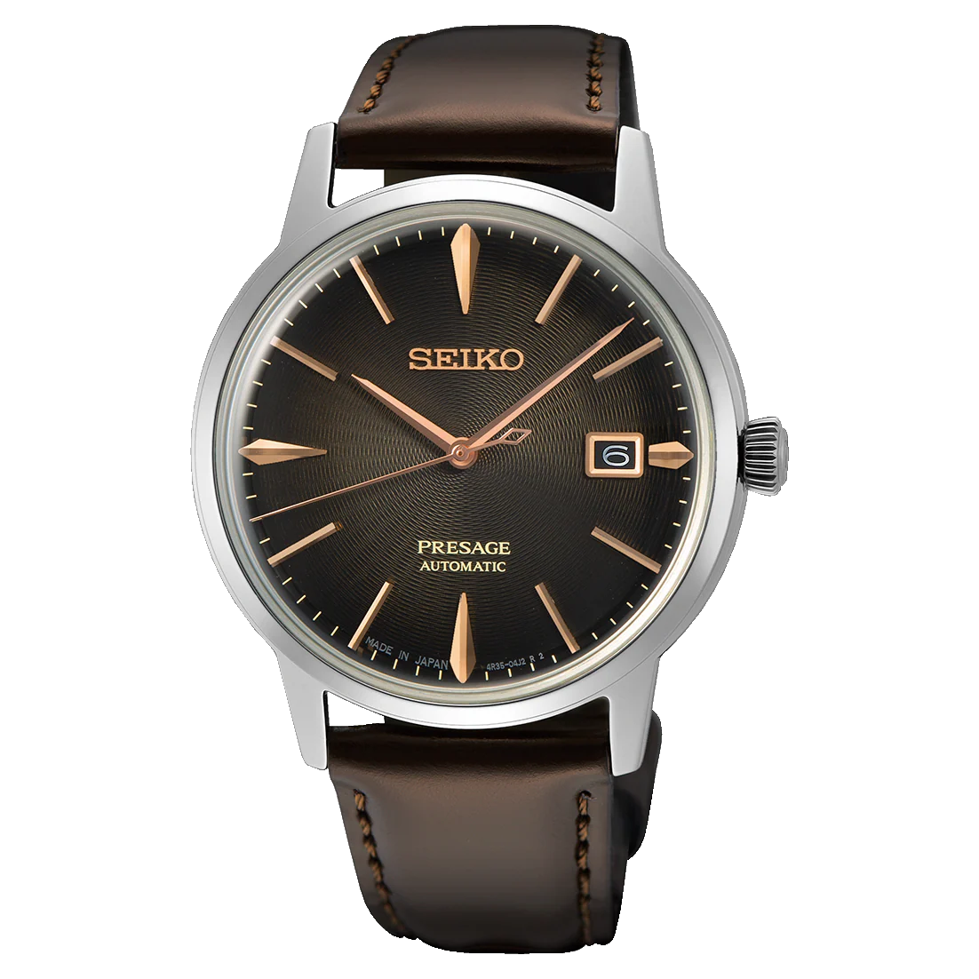 SRPJ17J1 Reloj Seiko Presage de hombre pulsera de cuero