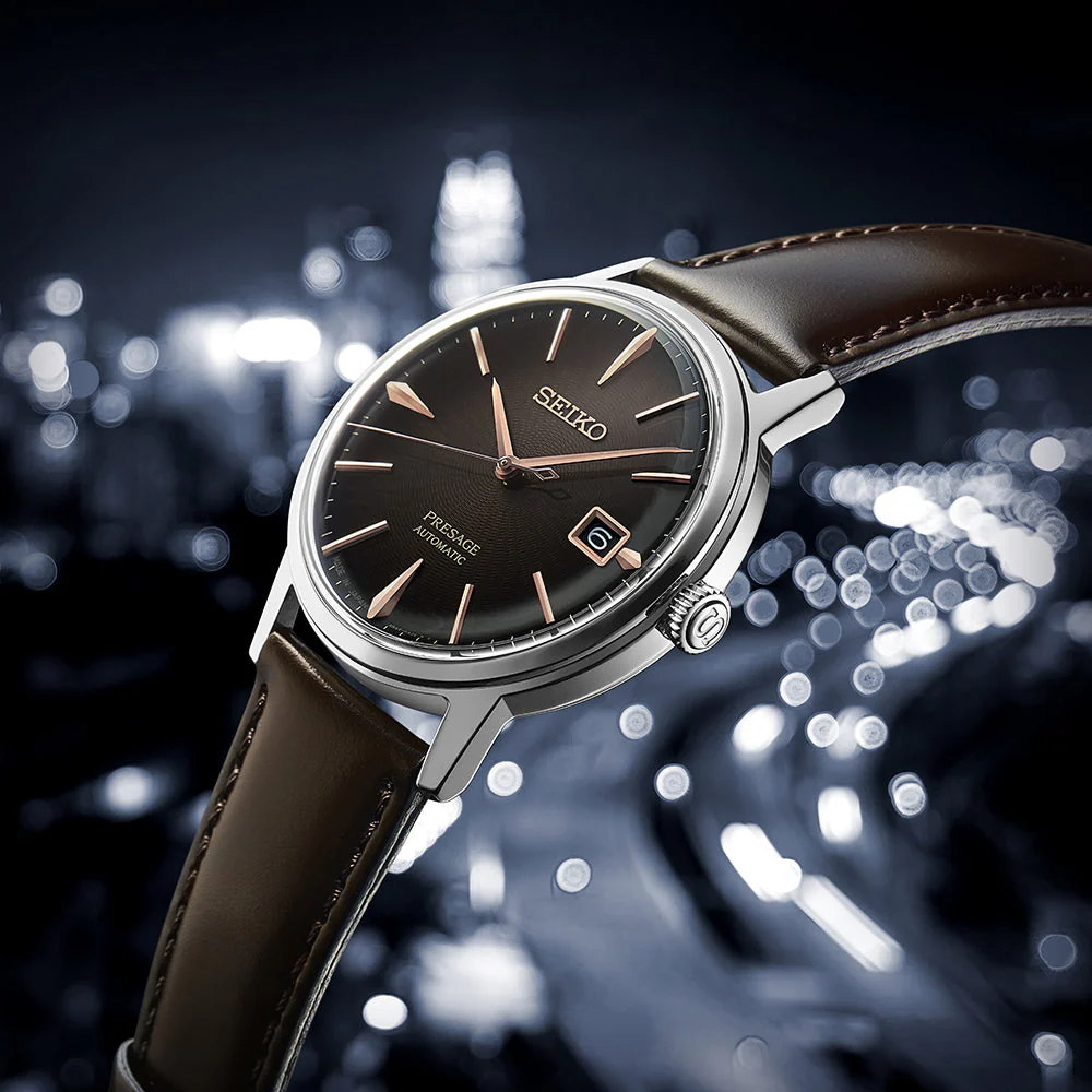 SRPJ17J1 Reloj Seiko Presage de hombre pulsera de cuero - Image 2