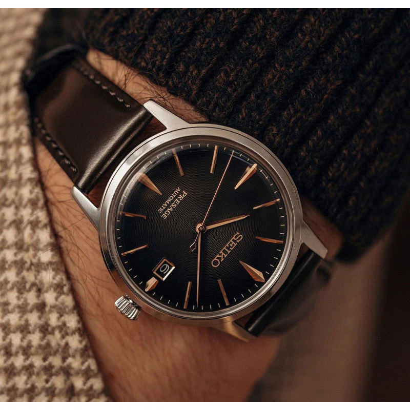 SRPJ17J1 Reloj Seiko Presage de hombre pulsera de cuero - Image 3