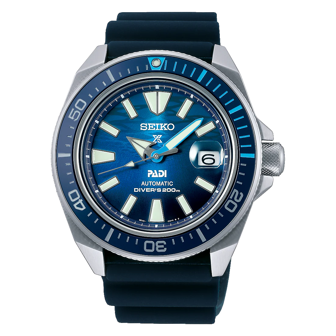 SRPJ93K1 Reloj Seiko Prospex King Samurai de hombre banda de goma
