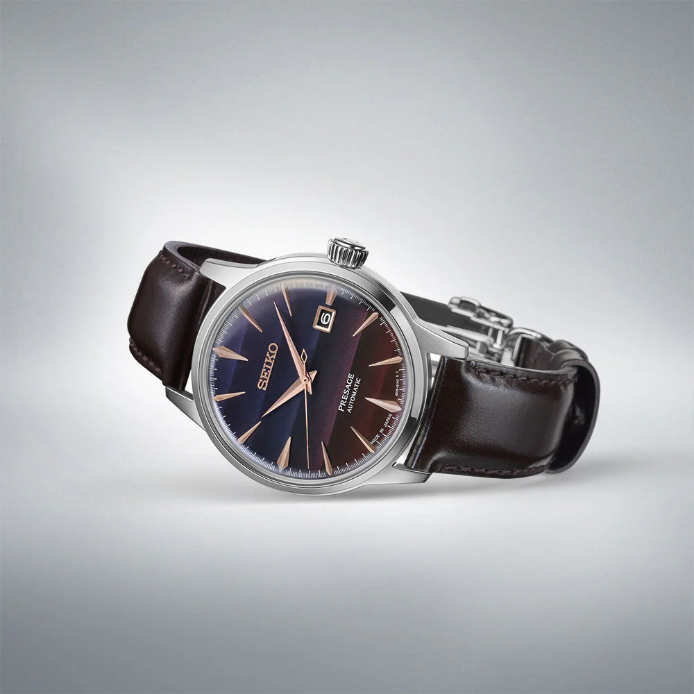 SRPL75J1 Reloj Seiko Presage de hombre correa de cuero - Image 2