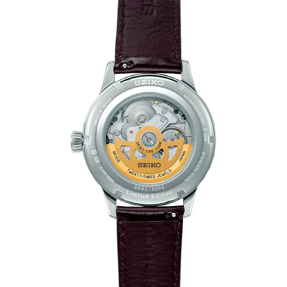 SRPL75J1 Reloj Seiko Presage de hombre correa de cuero - Image 9