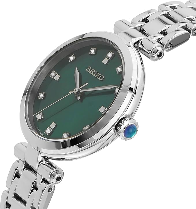 SRZ535 Reloj Seiko Classic de dama pulsera de metal - Image 4