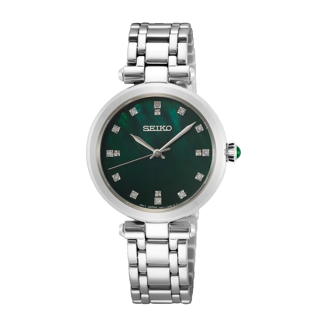 SRZ535 Reloj Seiko Classic de dama pulsera de metal - Image 5