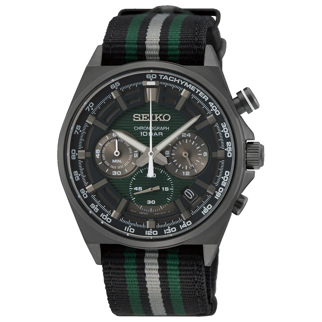 SSB411P1 Reloj Seiko Sport de caballero pulsera de tela 41 mm