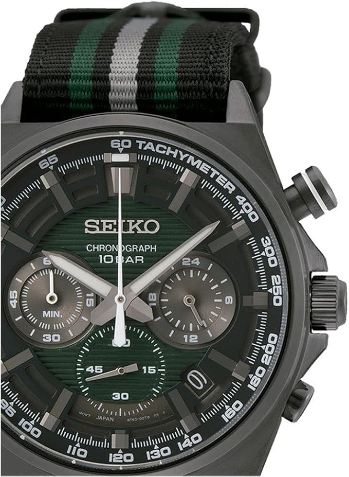 SSB411P1 Reloj Seiko Sport de caballero pulsera de tela 41 mm - Image 4