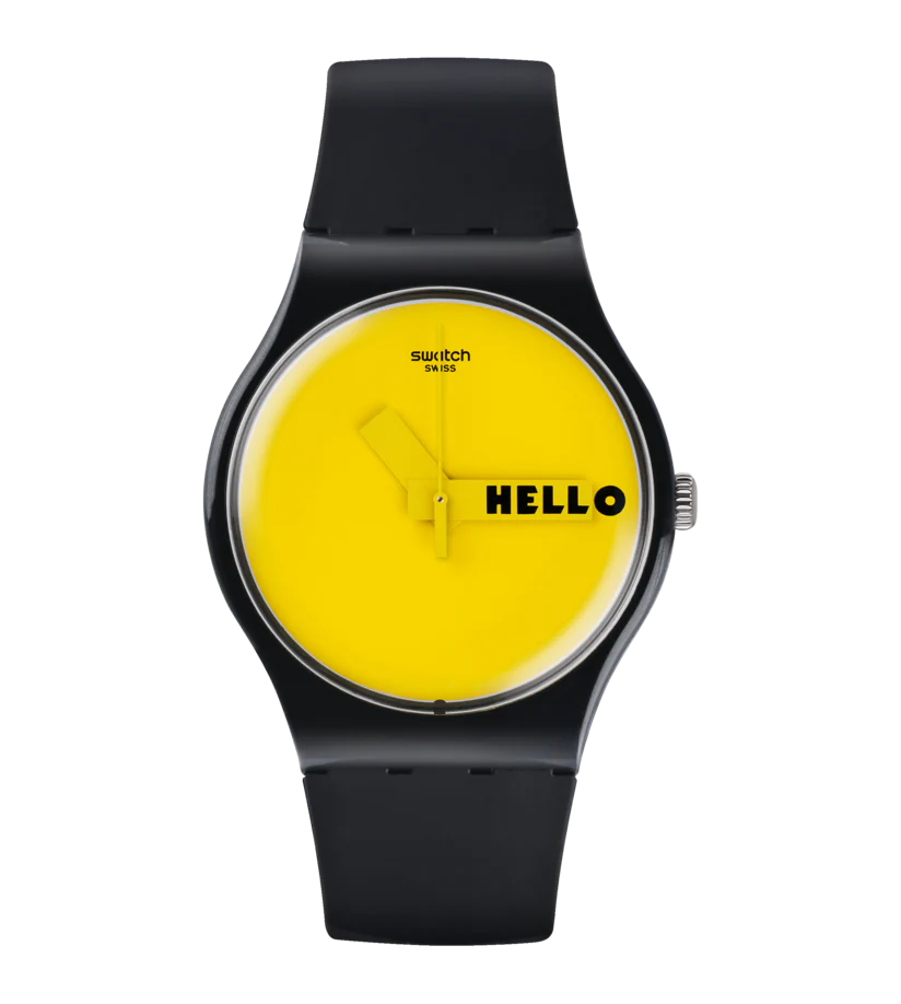 SUOB120 Swatch Ciao Tutti unisex pulsera de resina