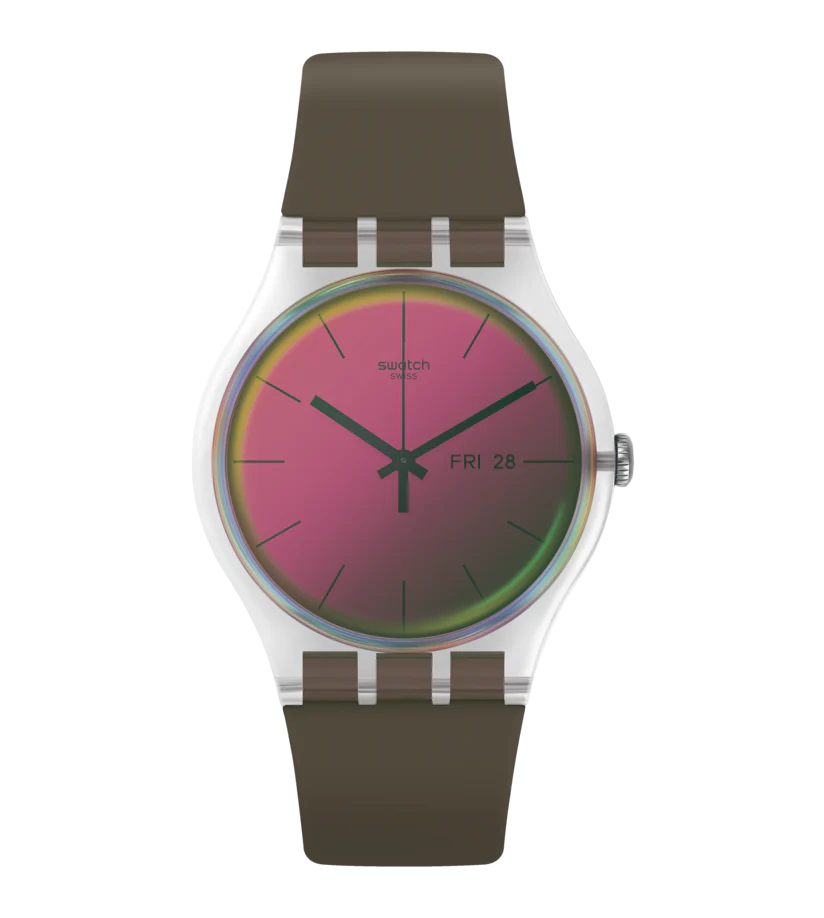 SUOK714 Swatch Polarmy unisex correa de resina