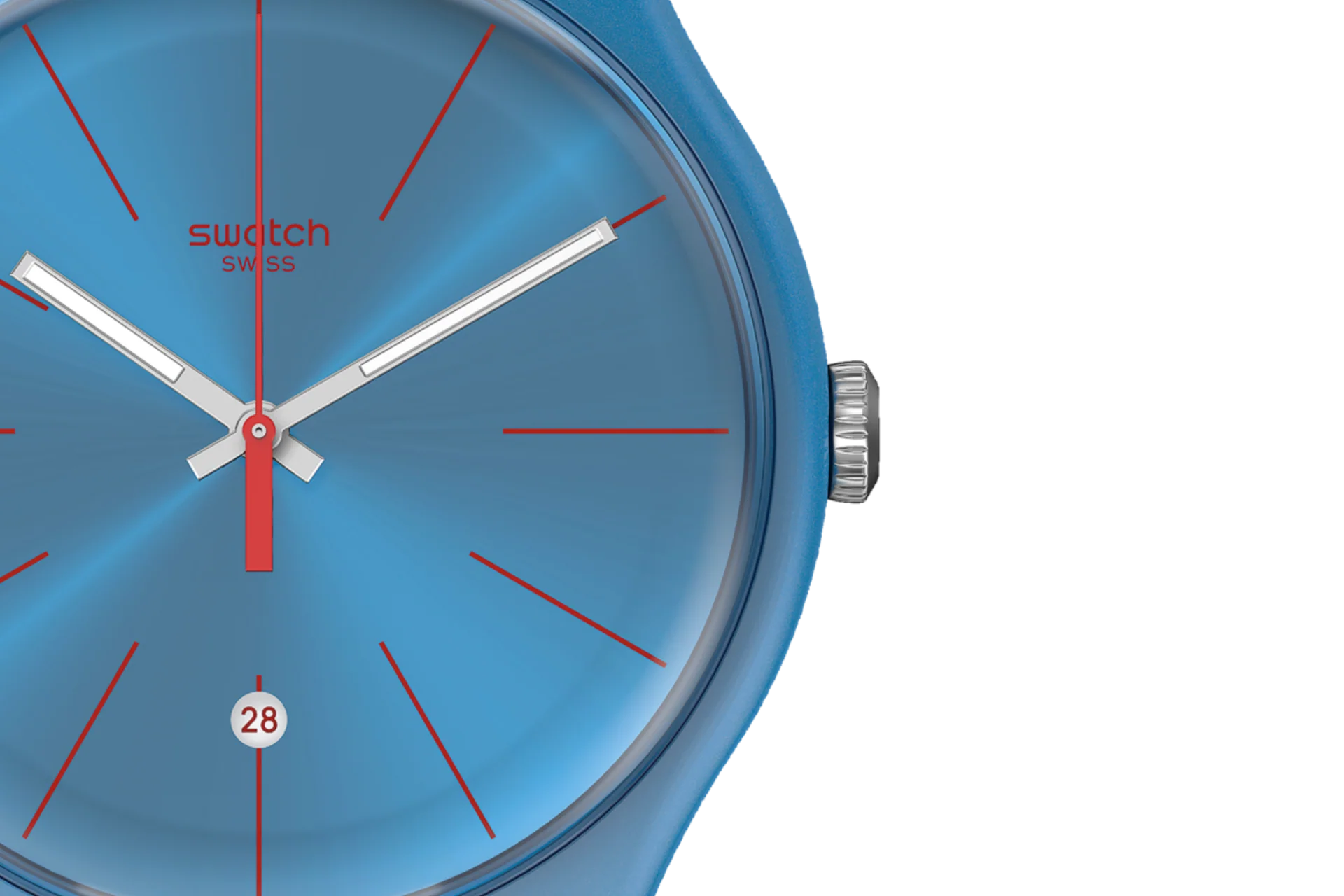 SUOS401 Swatch Lagoonnazing Unisex correa de resina - Image 5