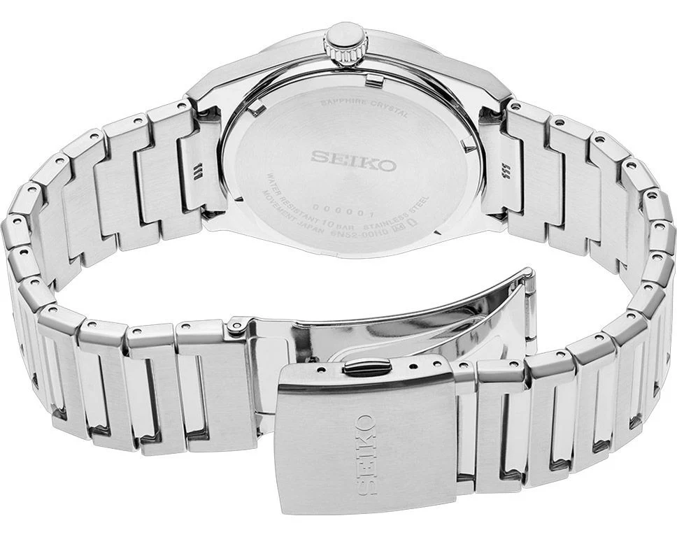 SUR599P1 Reloj Seiko Essentials de caballero banda de acero inoxidable 39 mm - Image 3