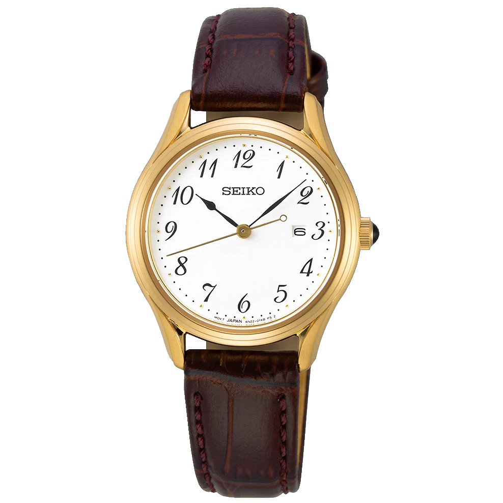 SUR638P1 Reloj Seiko Neo Classic de mujer pulsera de piel