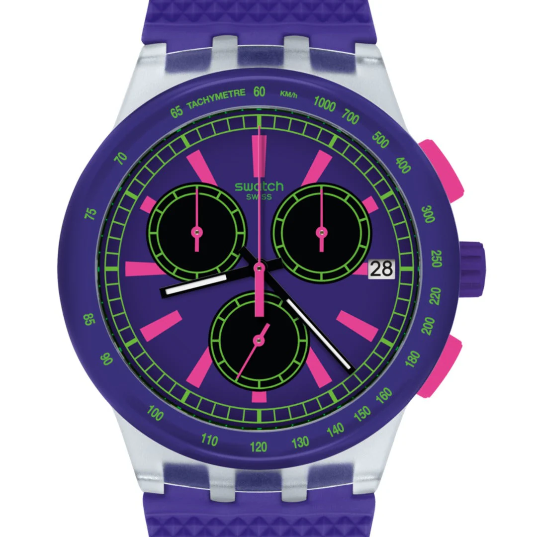 SUSK400 Reloj Swatch Purp-Lol de señorita correa de resina - Image 3