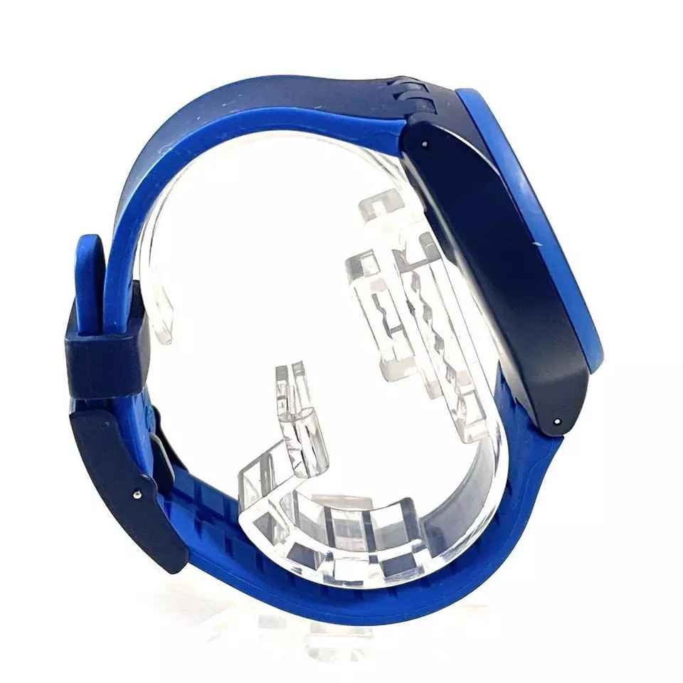 SUSN409 Reloj Swatch Bleu Sur Bleu Análogo para Caballero con Correa de Resina - Image 2