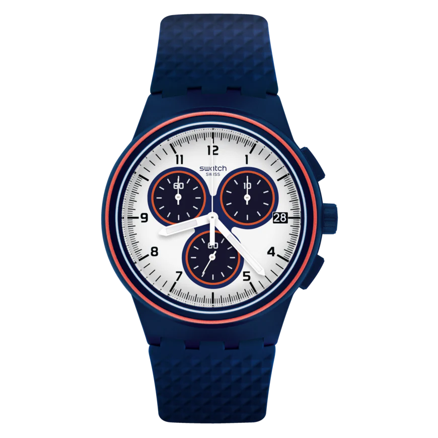 SUSN412 Swatch Parabordo de hombre pulsera de caucho