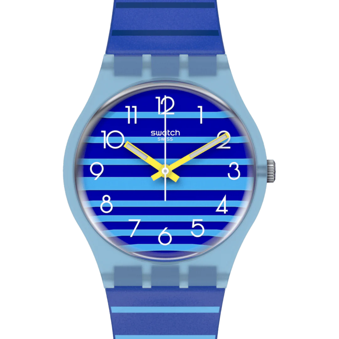 SVHS102-5300 Reloj Swatch Takeadippay! unisex correa de silicona - Image 3