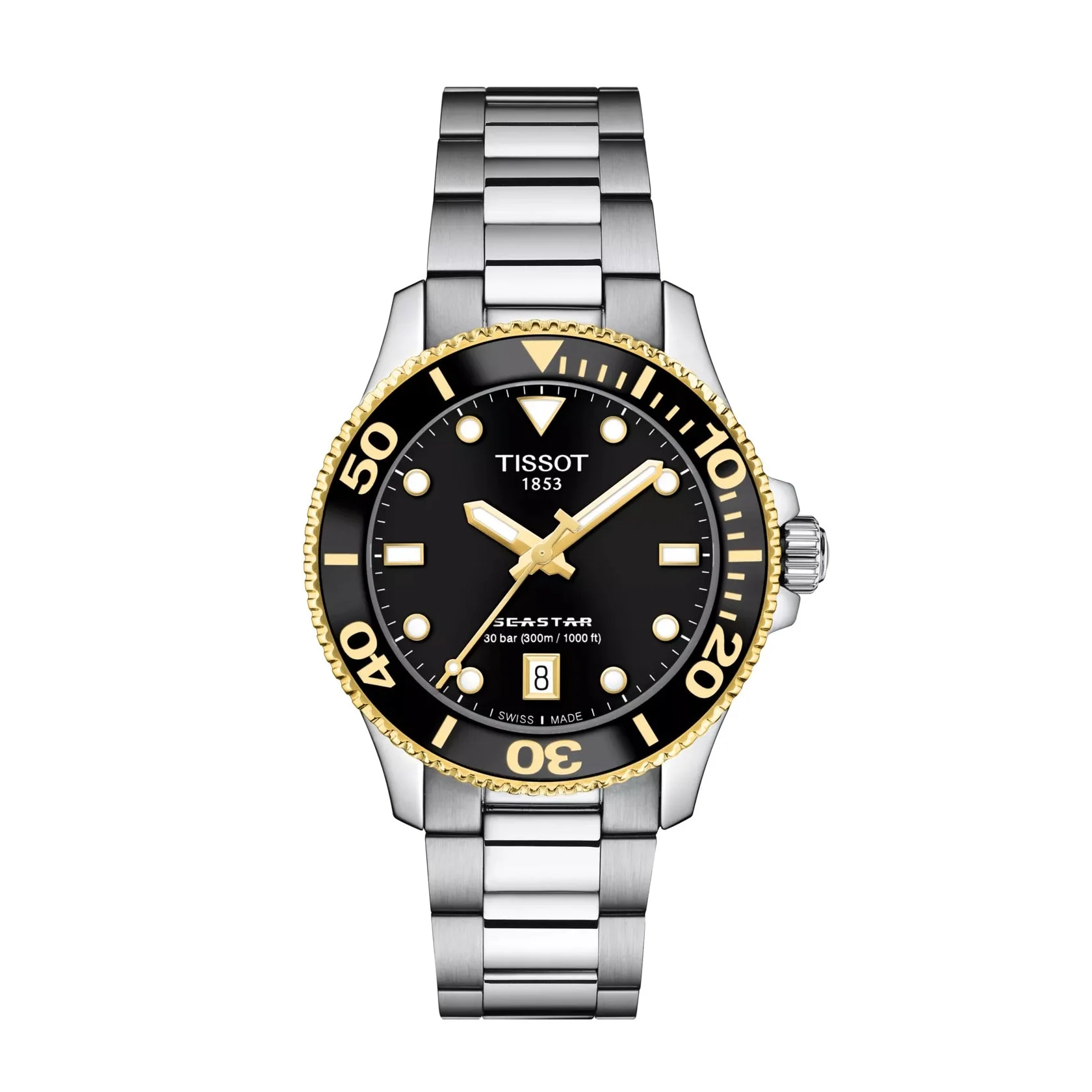 T120.210.21.051.00 Reloj Tissot Seastar 1000 de hombre correa de metal