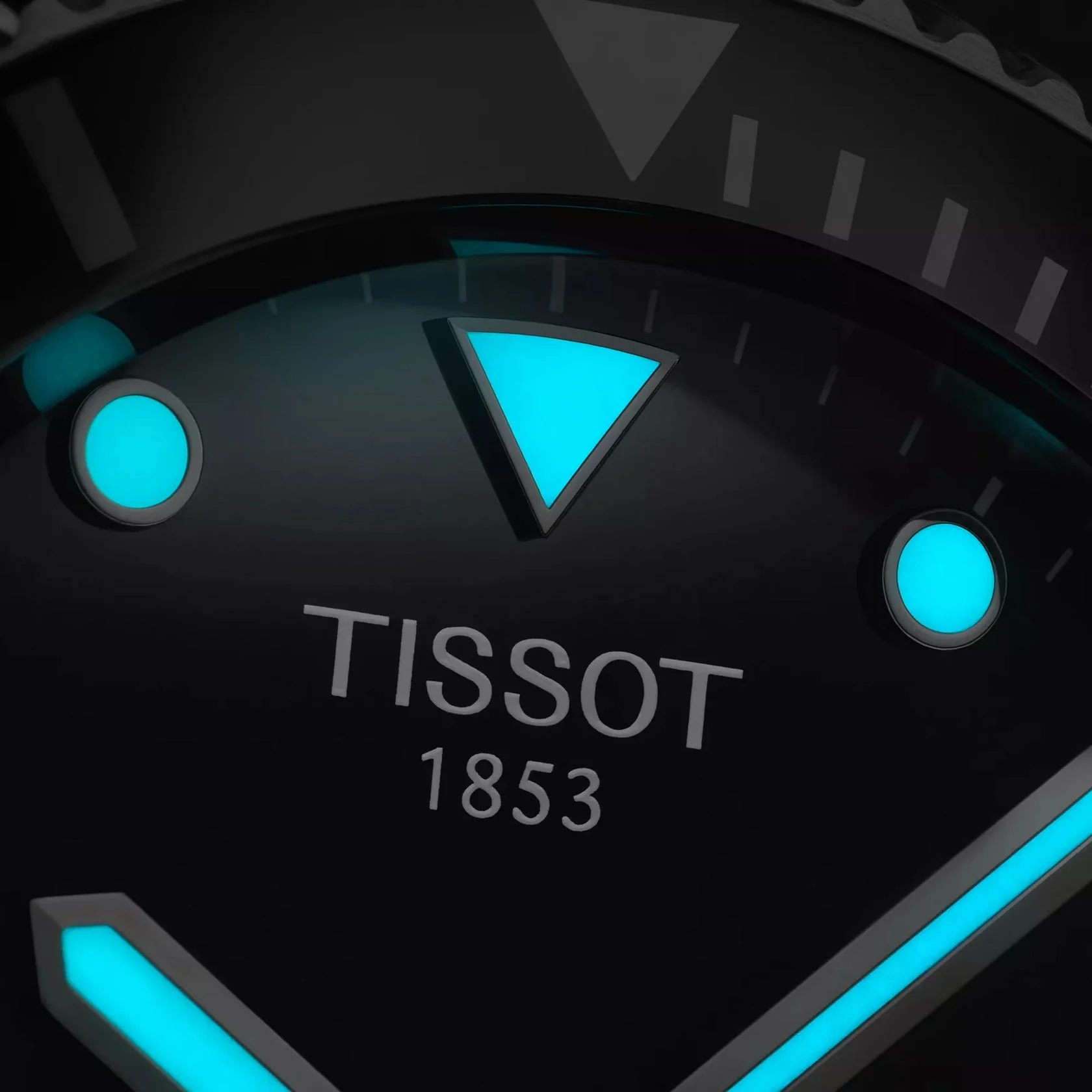 T120.410.27.051.00 Reloj Tissot Seastar 1000 de hombre correa de silicona - Image 3