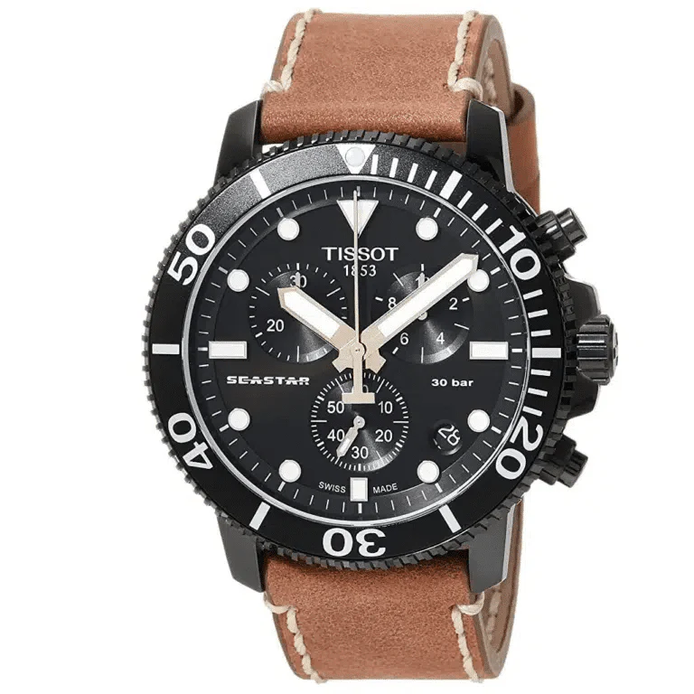 T120.417.36.051.00 Reloj Tissot Seastar de hombre correa de piel - Image 3