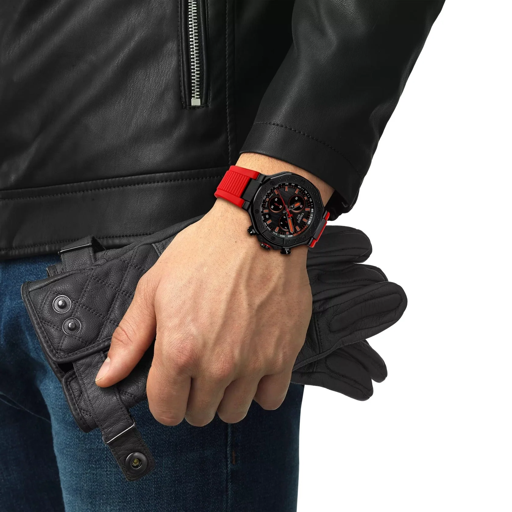 T141.417.37.061.01 Reloj Tissot T-Race de hombre correa de silicona - Image 4