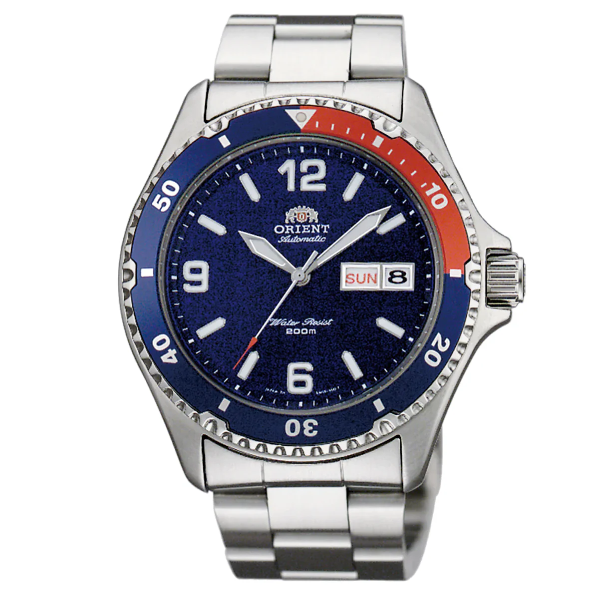 TAA02009D Reloj Orient Mako de caballero correa de acero inoxidable