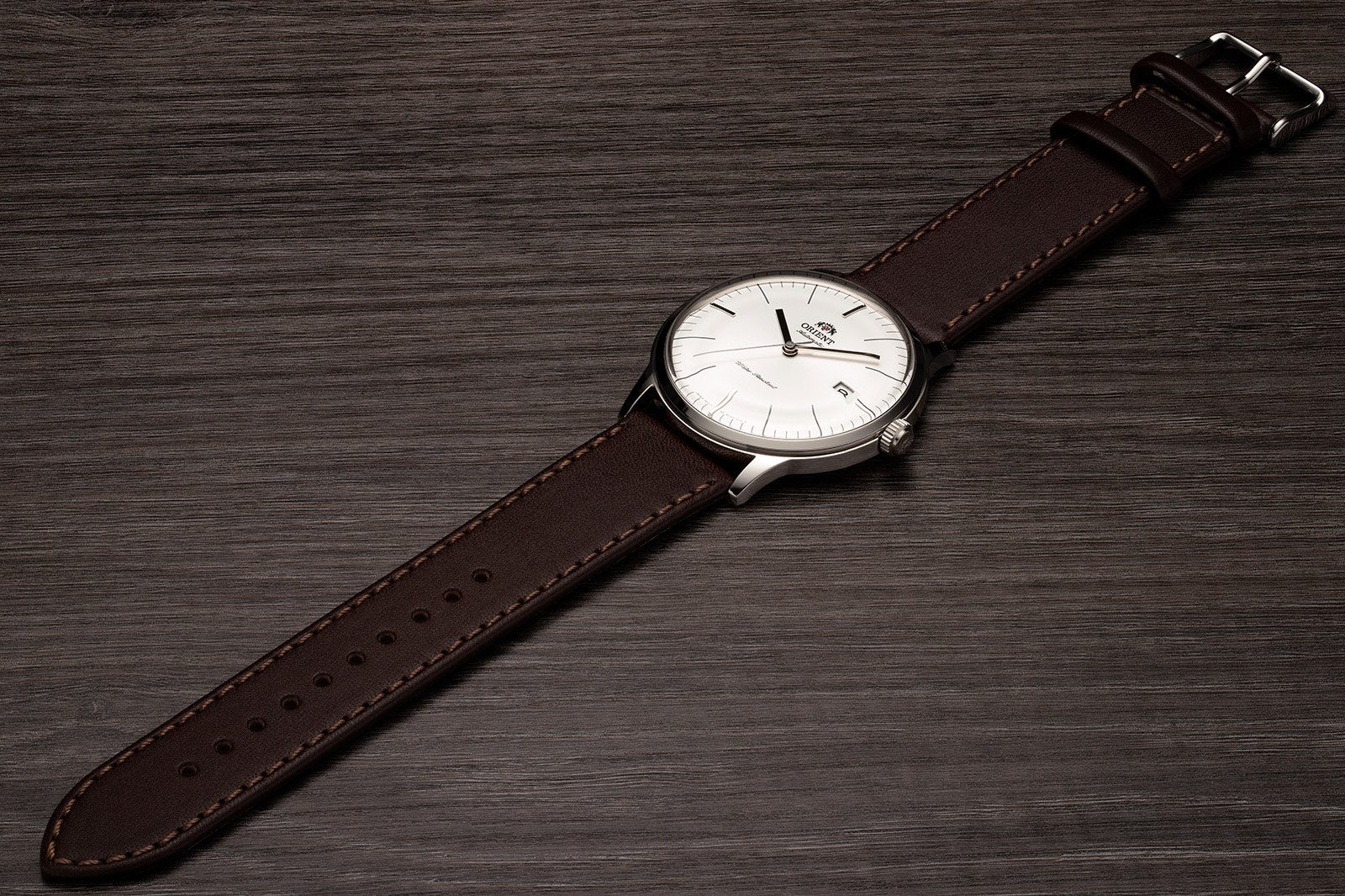 TAC0000EW Orient Bambino de hombre pulsera de piel - Image 3