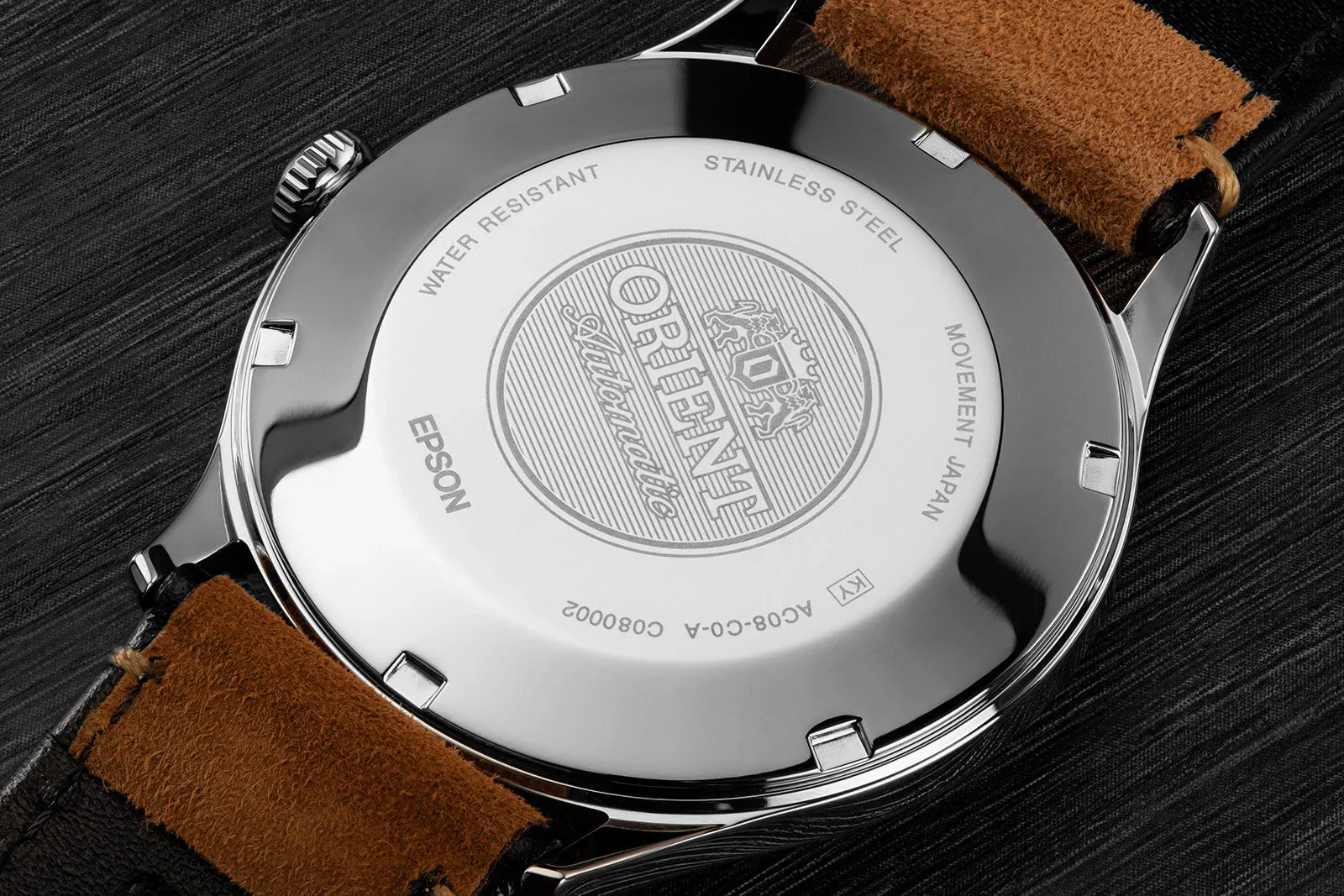 TAC08003A Orient Bambino de hombre pulsera de cuero - Image 3