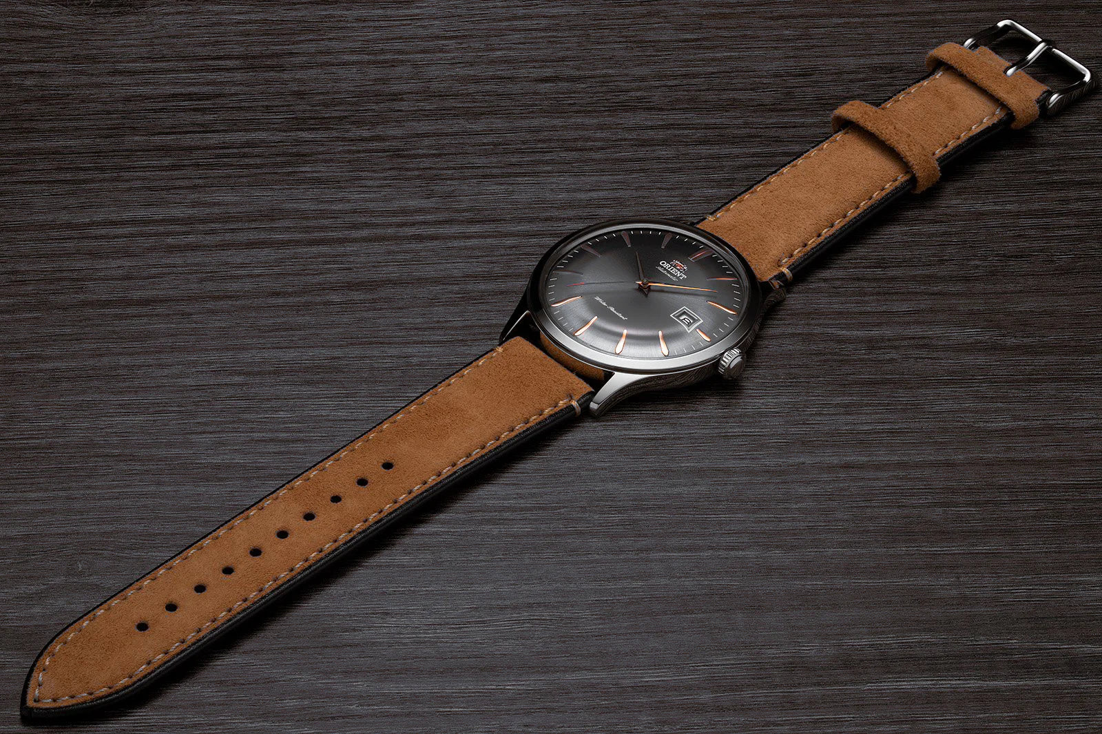 TAC08003A Orient Bambino de hombre pulsera de cuero - Image 5