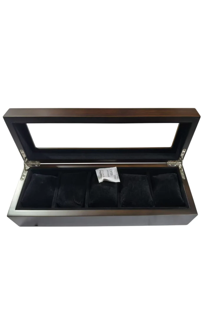 TC-006 Caja de almacenamiento para 5 relojes de madera