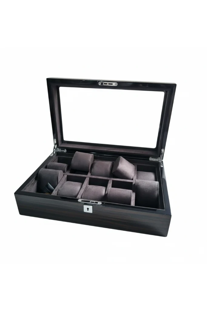 TC-007 Caja de almacenamiento para relojes 10 compartimientos