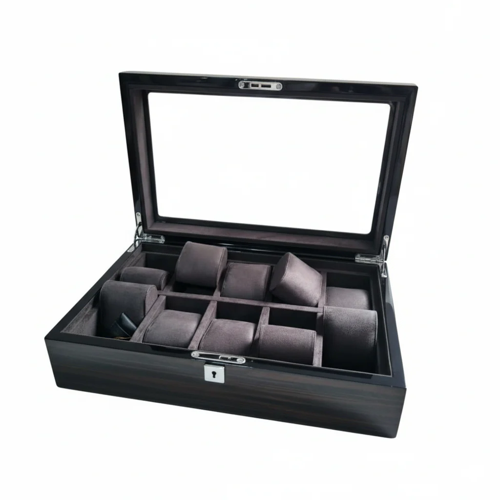 TC-007 Caja de almacenamiento para relojes 10 compartimientos - Image 2
