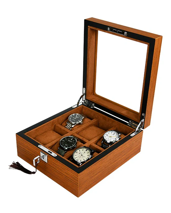 TC-016 Caja de madera Tancy para 6 relojes