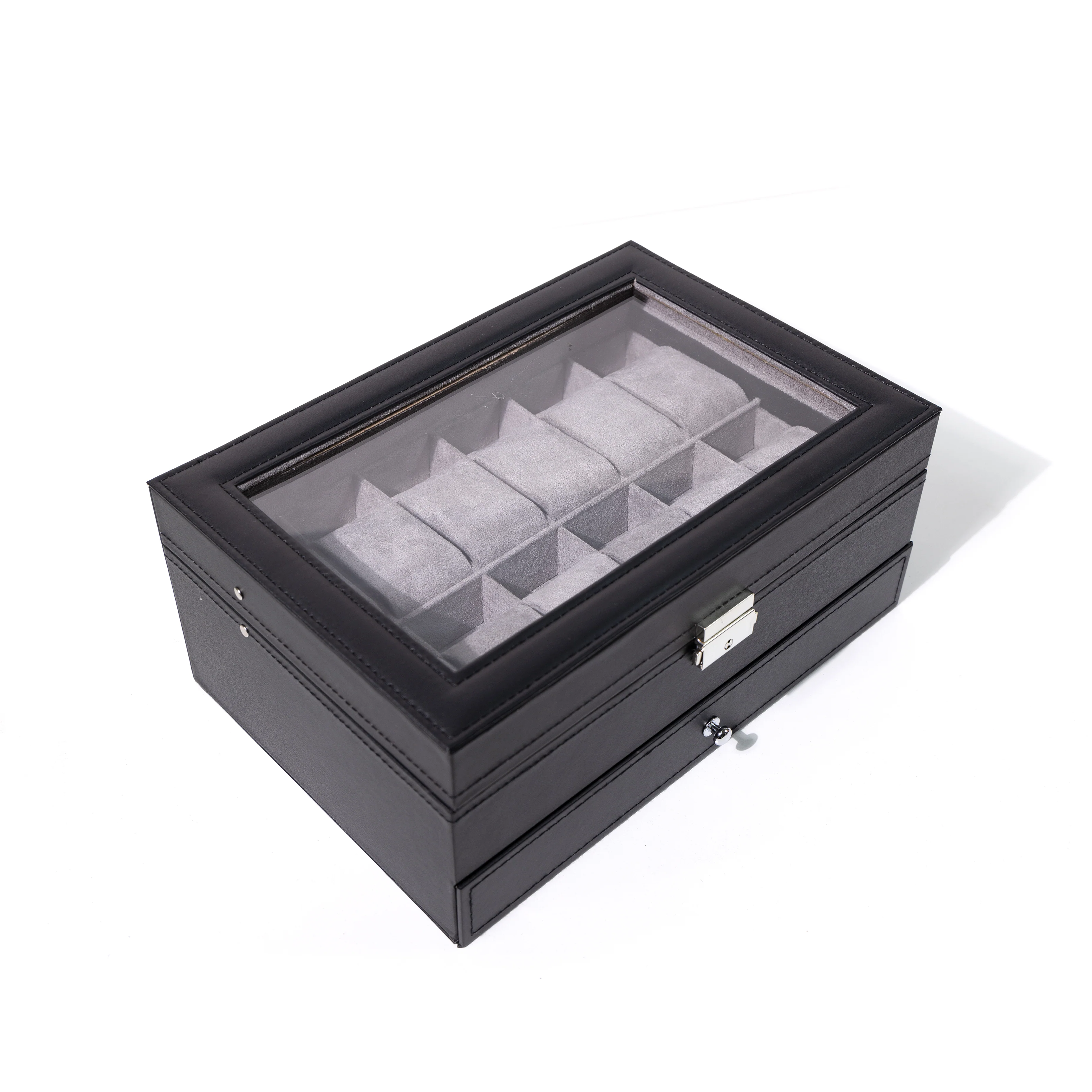 TC-028 Caja Organizadora de Relojes Tancy 12 compartimientos - Image 2