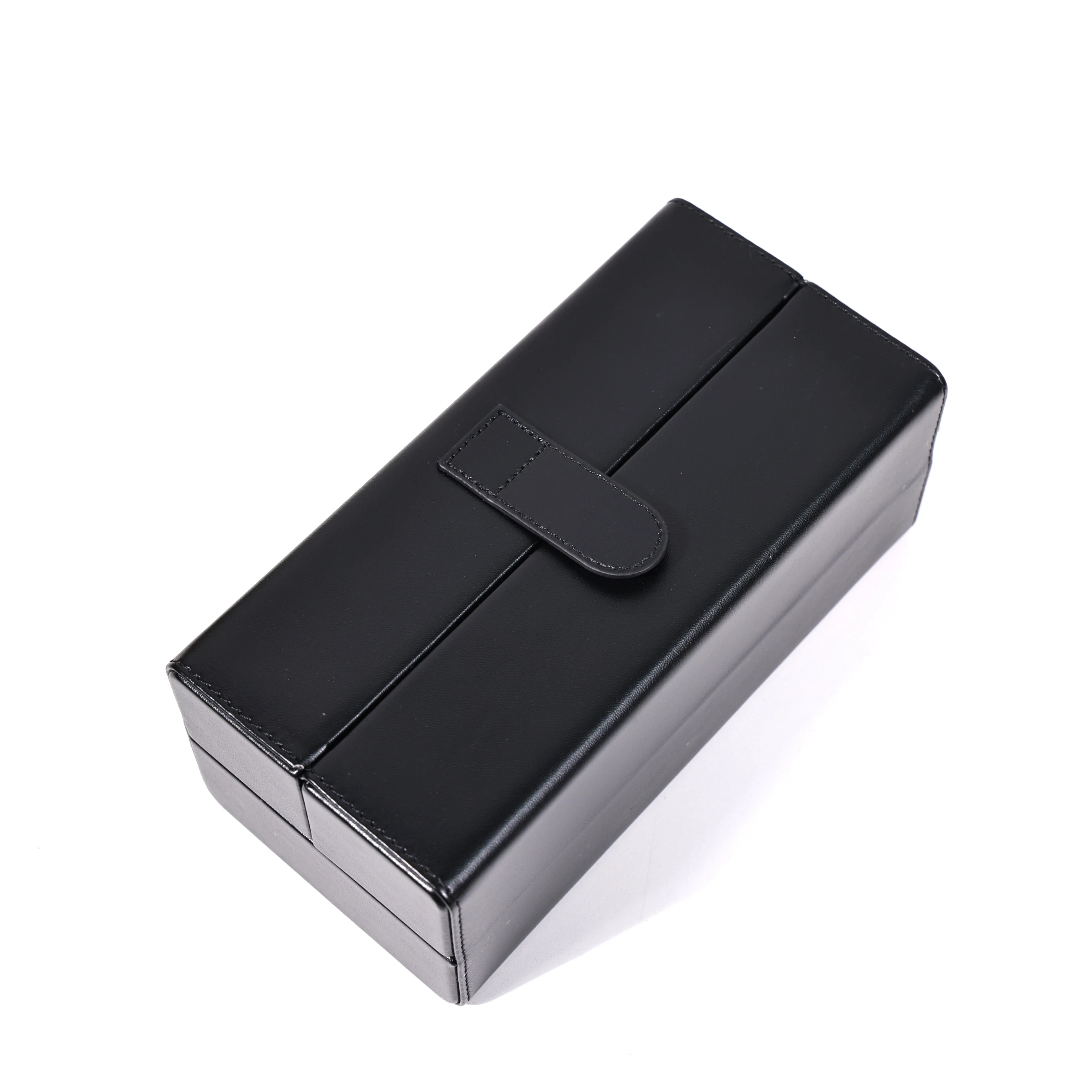 TC-029 Caja compacta de 3 relojes Tancy de cuero - Image 4