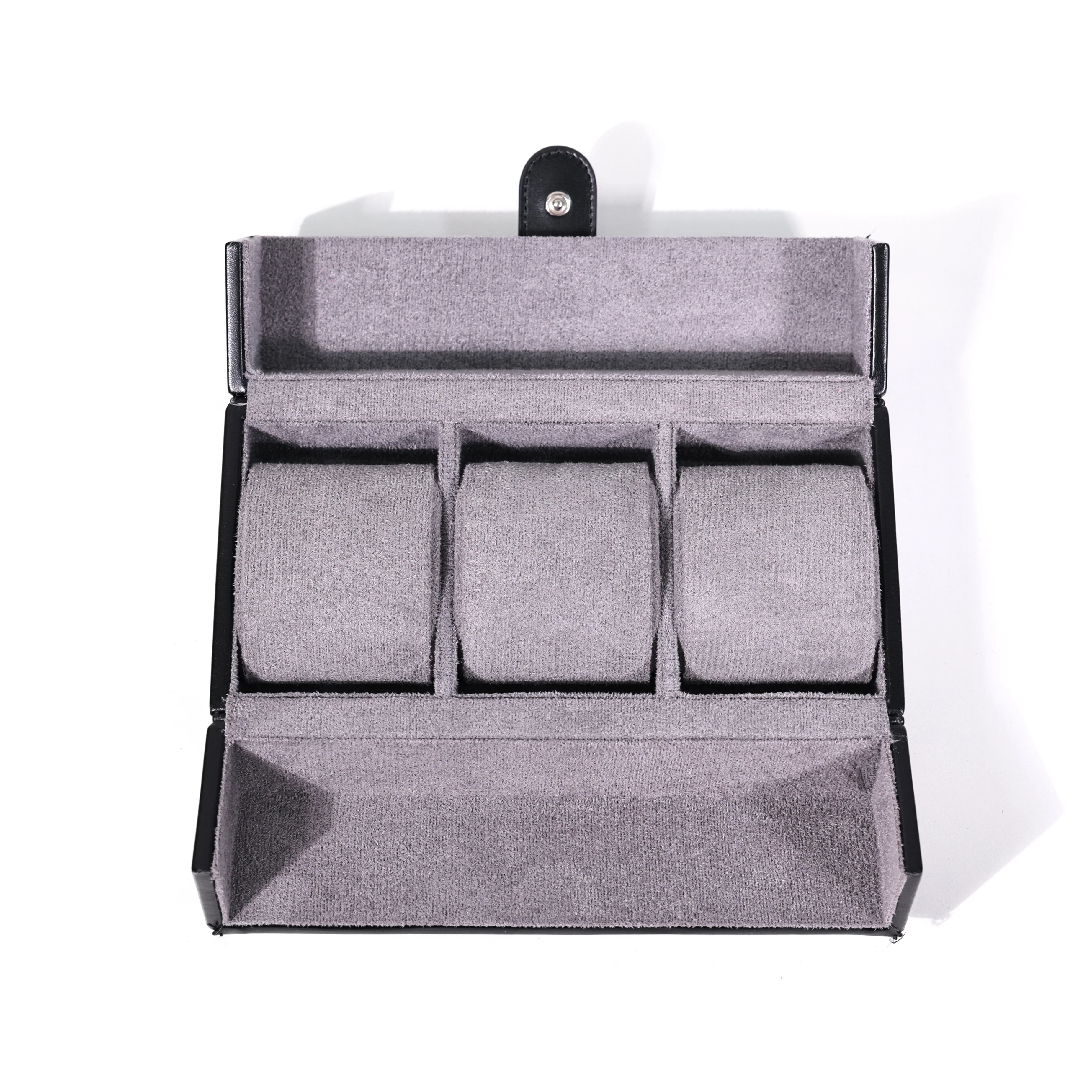 TC-029 Caja compacta de 3 relojes Tancy de cuero - Image 6